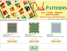 Tablet Screenshot of dashpatterns.com